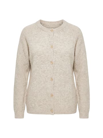 Ulla Popken Strickjacke in beige melange