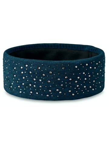 styleBREAKER Feinstrick Stirnband in Petrol-Blau