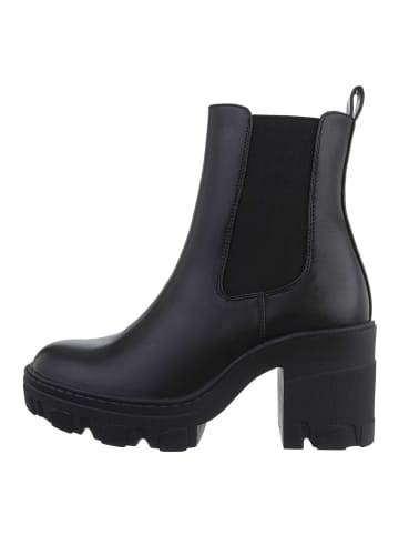 Ital-Design Stiefelette in Schwarz