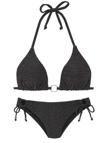 LASCANA Triangel-Bikini in schwarz