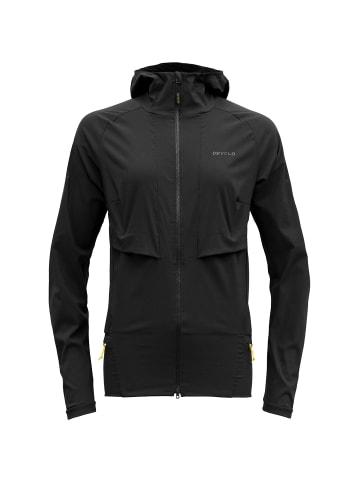 DEVOLD W RUNNINGMERINO JACKET in Schwarz