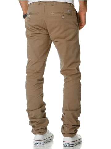 Amaci&Sons Slim Fit Chino mit Stretch WASHINGTON in Beige