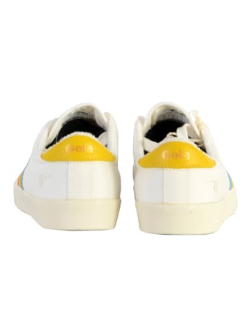 Gola Mark Cox Rainbow Leder-Sneaker Weiß