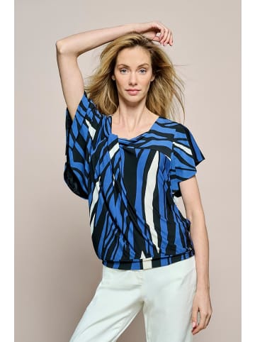 Mart Visser Conory Print Top Blau / Schwarz