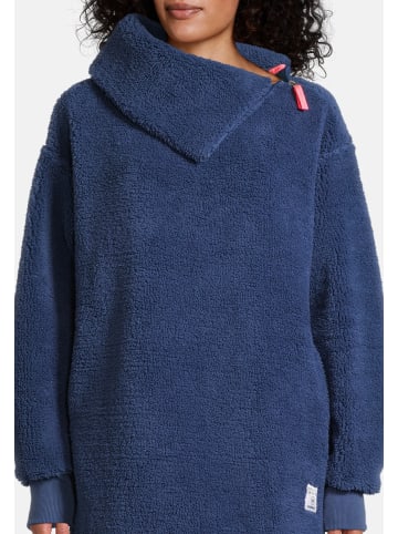 Salzhaut Fleecepullover für Damen in blau
