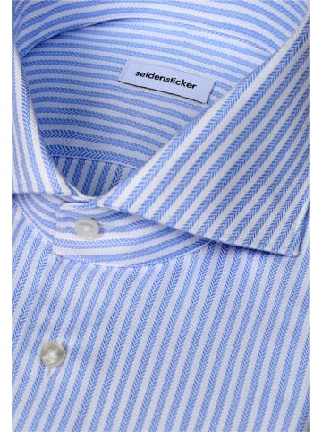 Seidensticker Business Hemd Slim in Mittelblau