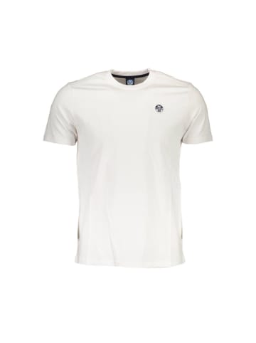 North Sails Weißes Baumwoll-T-Shirt