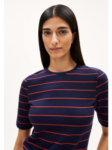 armedangels T-Shirt Jaanisara in marine rot