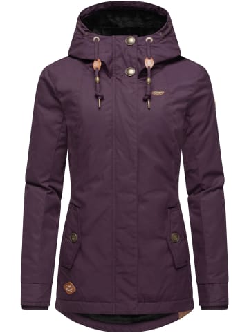 ragwear Winterjacke Monade in Plum24
