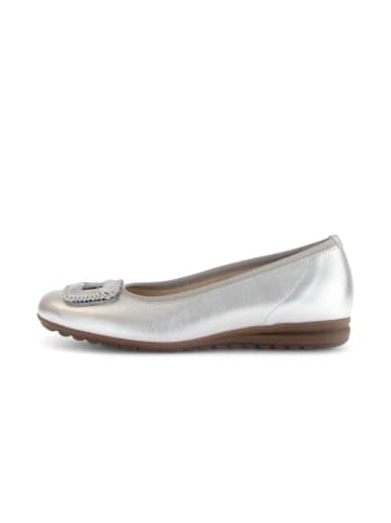 Gabor Sportliche Ballerinas in silber