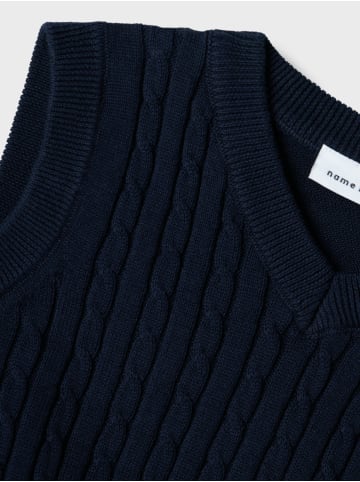 name it Pullunder NMMFASUNE KNIT SLIPOVER in navy blazer