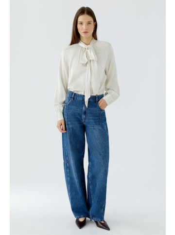 Oui Schluppenbluse in gardenia
