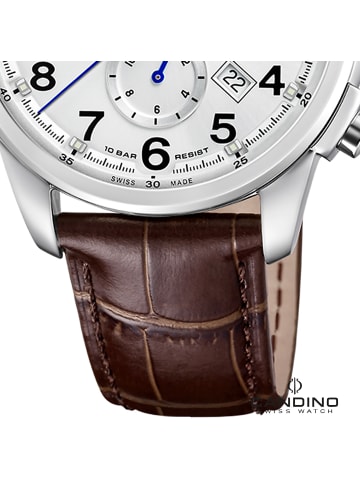 Candino Analog-Armbanduhr Candino Sport braun groß (ca. 44mm)