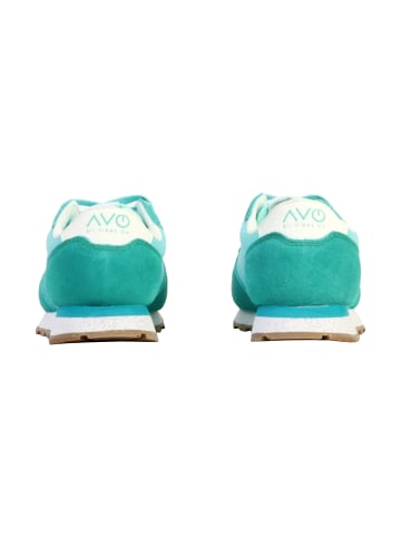 natural world AVO-Sneaker aus Leder Grün
