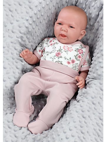TupTam Baby Mädchen Kurzarm Wickelbody 5er Set in altrosa
