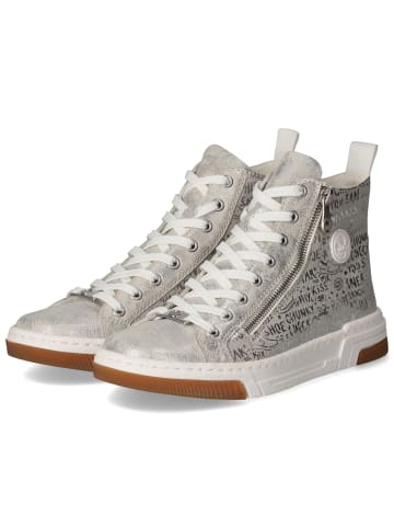 rieker Schnürstiefel in silver