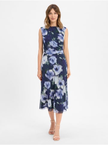 SWING Abendkleid in marine hellblau - 0001