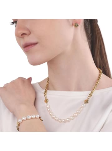 JOOP! Ohrstecker Edelstahl, IP gold in Gold