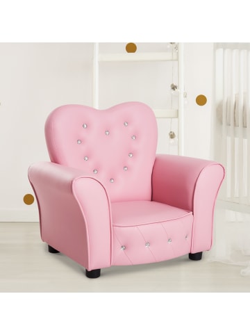 HOMCOM Kindersofa Rosa
