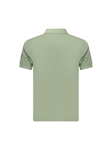 NORWAY 1963 Grün Herren Poloshirt aus Baumwolle