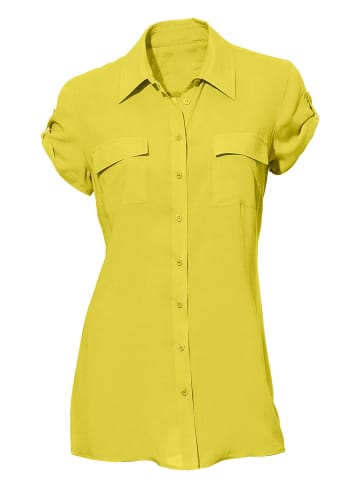 Heine Kurzarm-Bluse in limone