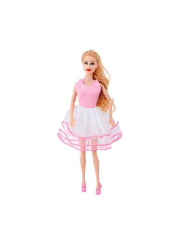 Wisam® Rosa Puppengarderoben-Set, Kleider, Schuhe, Accessoires