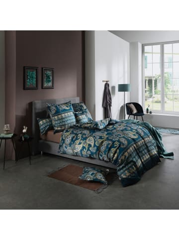 Erwin Müller Mako-Satin Kissenbezug in blau