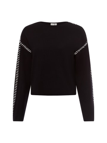 Y.A.S Pullover YASStitcha in schwarz - 0001