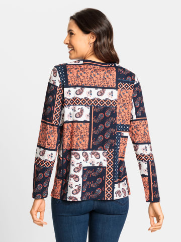 WITT WEIDEN Shirt in rostrot-bedruckt