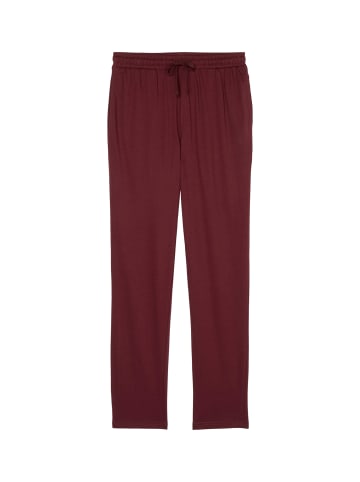 Marc O'Polo Pyjamahose Mix & Match Cotton in deep ruby