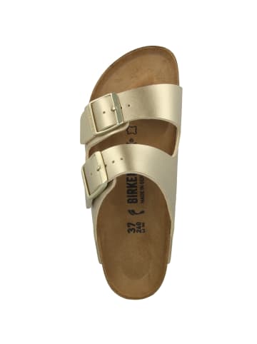 Birkenstock Sandale Arizona Birko-Flor Schmal in gold