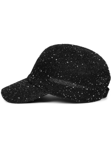 styleBREAKER Baseball Cap mit Pailletten in Schwarz