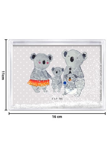 Mr. & Mrs. Panda Schneerahmen Koala Familie ohne Spruch in Grau Pastell