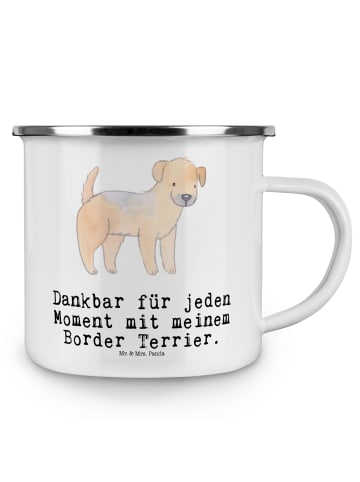 Mr. & Mrs. Panda Kaffeebecher Border Terrier Moment mit Spruch in Weiß