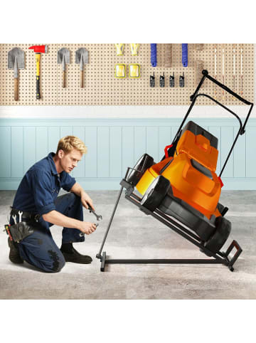 COSTWAY Rasentraktorheber bis zu 400kg in Schwarz