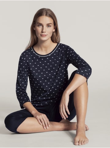 Calida Pyjama in dark lapis blue