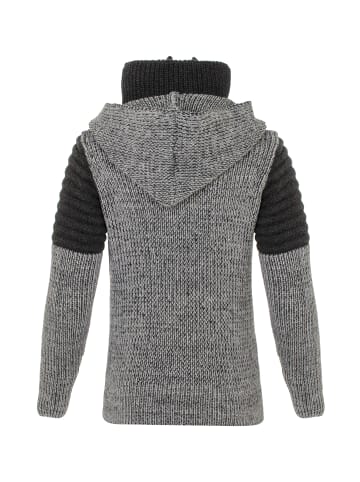 Cipo & Baxx Strickpullover in GREY-ANTHRACITE