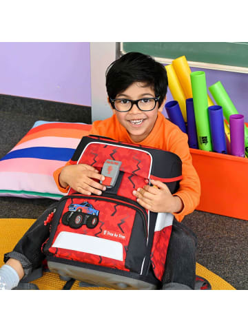 Step by Step SPACE Schulranzen-Set Monster Truck Rocky 5-tlg. in rot