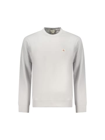Calvin Klein Grau Herren Sweatshirt aus Baumwolle