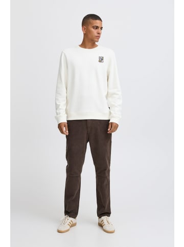 BLEND Rundhalspullover BHSweatshirt 20717353 lässiges Sweatshirt in Weiß