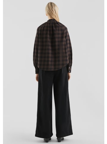 QS Bluse in 89N0_dunkelbraun