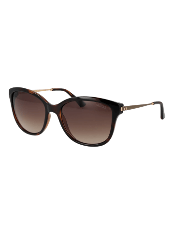 Guess Damen Sonnenbrillen Schmetterling Braun