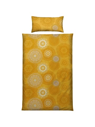 Erwin Müller Edel Flanell Bettwäsche in curry