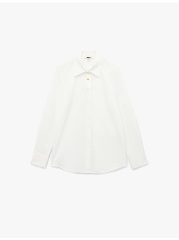 KOTON SHIRTS LS in Grauweiß