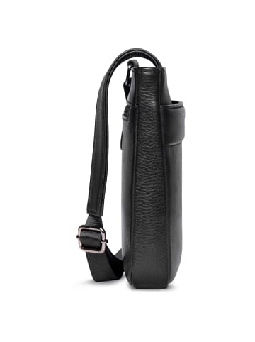 Bugatti Nome - Schultertasche 19 cm (schwarz) in schwarz