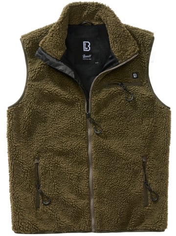 Brandit "Teddyfleece Vest" in Grün