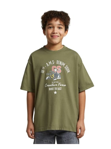 G-Star Raw Boys Oversized T-Shirt four leaf clover