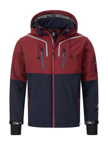 Rock Creek Jacke in Weinrot