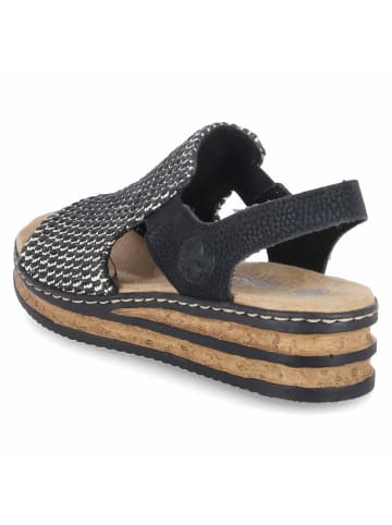 rieker Sandalette in schwarz
