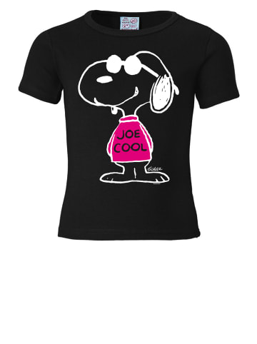 Logoshirt T-Shirt Peanuts - Snoopy - Joe Cool in schwarz